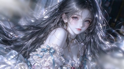 梦幻琉璃婚纱少女