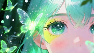 森蝶少女唤灵之眸