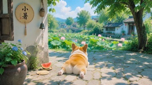 呆萌小狗