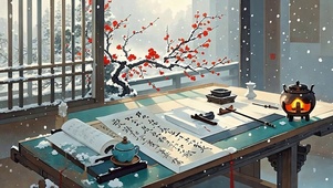 古风雪景