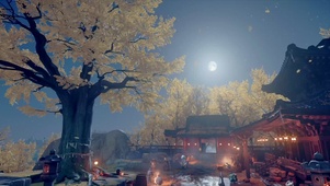寒夜枫叶寒山寺明月