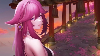 【原神】八重神子原创壁纸