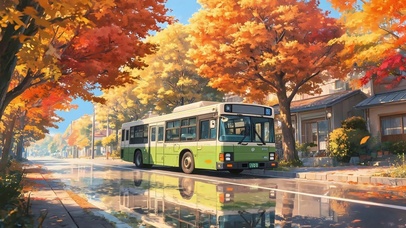 秋日街道