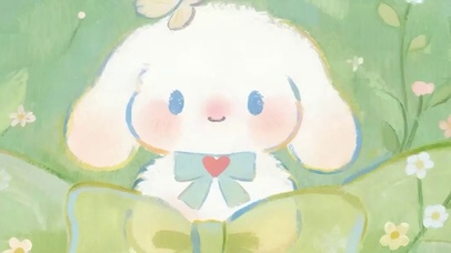 可爱萌宠带鱼屏