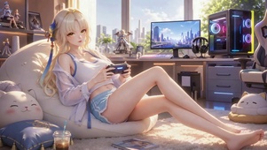 悠闲时光：穗穗