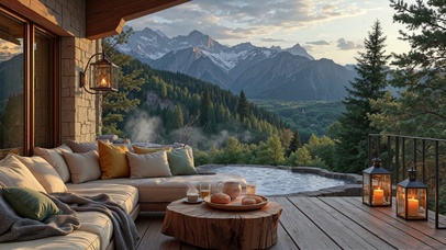 雪山森林下午茶