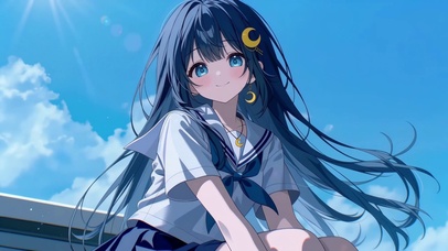 阳光下JK少女