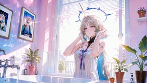 镜前晨光少女-卡提希娅