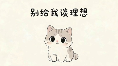 别给我谈理想