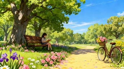 白云花草树木