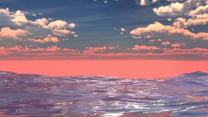 粉色大海