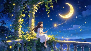 唯美夜空壁纸