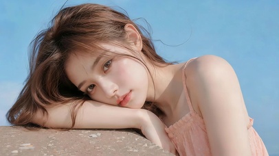 治愈可爱女孩