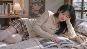 清纯白丝美女