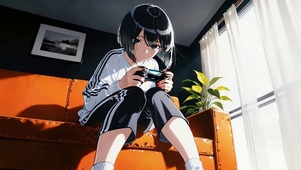 清纯电玩少女