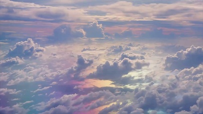 请你看天空彩虹海