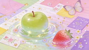 花笺铺水青苹果草莓