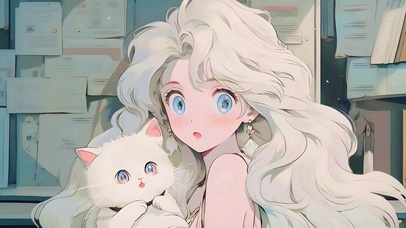 小姫とそのかわいい猫