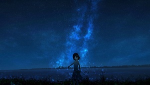 星空下的女孩
