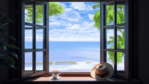 晴空大海