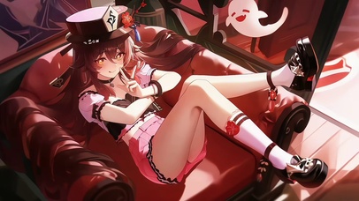 原神胡桃霸气魅惑