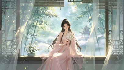 古风美女风景壁纸