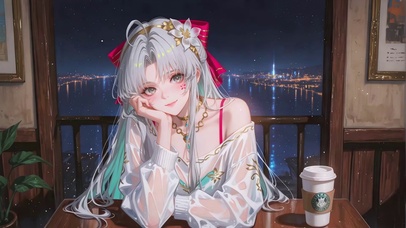 夜港窗边少女-珂莱塔