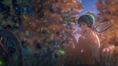 听着歌的女孩