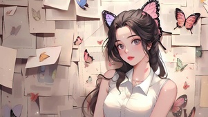 动漫女神桌面壁纸