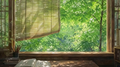 竹窗绿野