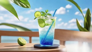 海边冰饮