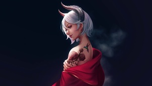 红衣少女
