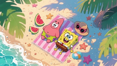 快乐海绵宝宝派大星