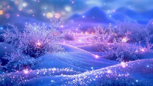 梦幻雪景4K