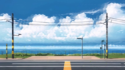海边の公路