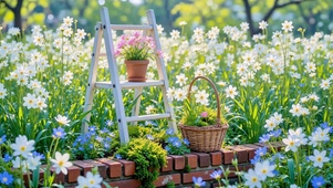 森系花园里的治愈春日