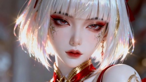 治愈白发女孩