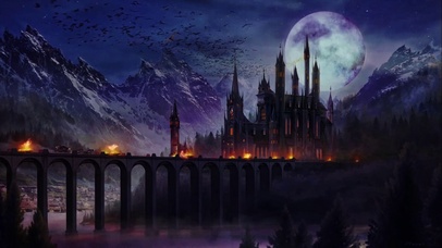 热门黑暗城堡动态桌面壁纸图片_热门动态壁纸下载-元气壁纸