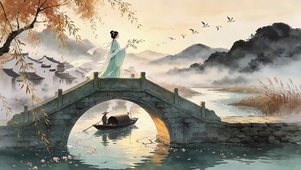 水墨·独桥