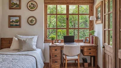 【雨景】温馨的小木屋