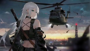 直升机少女