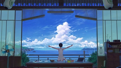 面朝大海，夏风微甜