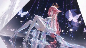4k炫彩白丝神子