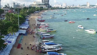 4K 高清 芭堤雅城市海岛
