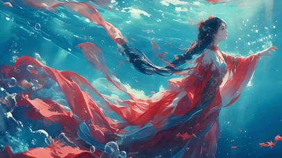 水下红衣