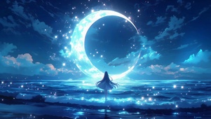 海边星光