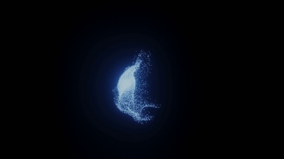 云粒子云3D抽象