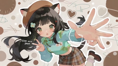 可爱女孩