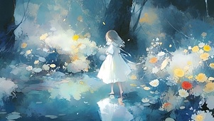 花儿与少女