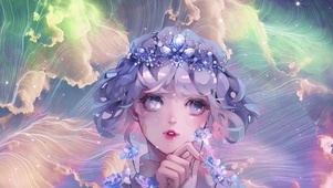 紫瞳少女